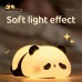 Panda Night Lights Animal Silicone Timing Rechargeable Night Light Cartoon Panda Bedroom Decoration For Kids Gift Boys Girls Gift