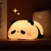 Panda Night Lights Animal Silicone Timing Rechargeable Night Light Cartoon Panda Bedroom Decoration For Kids Gift Boys Girls Gift