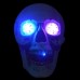 Portable Colorful LED Glowing Skull Night light Halloween Party Decor