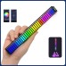 RGB Light Bar Music Sync Pickup Rhythm Lamp APP Control Voice Activated Atmosphere Light Bar for Car Gaming Room