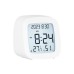 Simple Alarm Clock Voice Control LightsTemperature Humidity Calendar Week Display Snooze Function With Backlight Electronic Desktop Clock 12/24H LED Alarm Clock