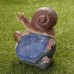 Solar Animal Night Light Toy Resin Waterproof Cute Outdoor Garden Yard Lamps Pathway Decor Lamp Snail Type