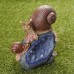Solar Animal Night Light Toy Resin Waterproof Cute Outdoor Garden Yard Lamps Pathway Decor Lamp Snail Type