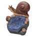 Solar Animal Night Light Toy Resin Waterproof Cute Outdoor Garden Yard Lamps Pathway Decor Lamp Snail Type