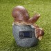 Solar Animal Night Light Toy Resin Waterproof Cute Outdoor Garden Yard Lamps Pathway Decor Lamp Snail Type