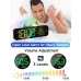 Super Loud Vibrating Alarm Clock with Vibrator Bed Shaker for Heavy Sleeper and Colorful RGB LED Night Light for Home Decoration