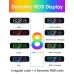 Super Loud Vibrating Alarm Clock with Vibrator Bed Shaker for Heavy Sleeper and Colorful RGB LED Night Light for Home Decoration