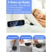 Super Loud Vibrating Alarm Clock with Vibrator Bed Shaker for Heavy Sleeper and Colorful RGB LED Night Light for Home Decoration