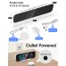Super Loud Vibrating Alarm Clock with Vibrator Bed Shaker for Heavy Sleeper and Colorful RGB LED Night Light for Home Decoration