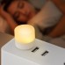 USB Plug Lamp LED Night Light Computer Mobile Power Rechargeable Lamp Eye Protection Book Light Reading Light Small Light