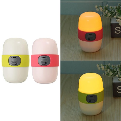 USB Rechargeable Timing Night Light Handheld Sleep Lamp for Baby Kids Nursery Bedside