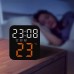 Voice Control Alarm Clock Temperature LED Digital Clocks Night Mode 12/24H Anti-disturb Funtion Electronic Alarm Clock