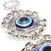 Wall Hanging Pendant Turkish Greek Blue Glass Evil Eye Lucky Eye Charm