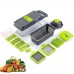 14-in-1 Vegetable Slicer Multifunctional Eco-Friendly Compact Kitchen Tool with Stainless Steel Blades Perfect for Efficient Chopping Shredding Slicing Fruits and Vegetables