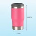 14oz Stainless Steel Double Wall Insulated Cooler Cup With Bottle Opener Portable Car Mug Single Lid