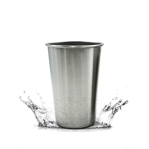 304 Stainless Steel Cup Mug Single Layer Cup Drink Cup Milk Cup 500ml Home Kitchen Drinkware Water Cup