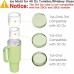 3 Pcs Silicone Ice Cube Tray for Tumbler, Hollow Cylinder Ice Mold with Lid and Bin for Freezer Ice Drink Juice Whiskey Cocktail Compatible with 40Oz Tumbler