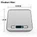 5KG/10KG Ultra-Accurate Stainless Steel LCD Kitchen Scale Digital Food Weighing Device with High Precision Tare Function and Multi Measurement Units for Diet Control Postal Use