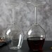 Boron Silicon Glass Transparent Wine Glass Creative Simple Inverted High Foot Cup Shape Wine Inverted Glass