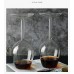 Boron Silicon Glass Transparent Wine Glass Creative Simple Inverted High Foot Cup Shape Wine Inverted Glass