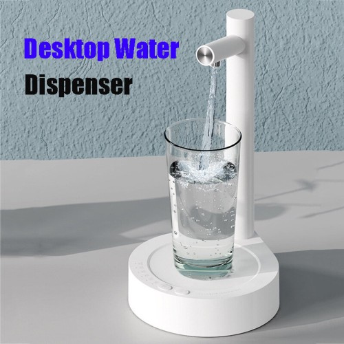Desktop Water Bottle Dispenser Automatic Smart Electric Water Dispensers for 5 Gallon & Universal Bottles USB Charging 7 Levels