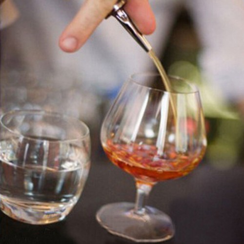 Honana BT-PS8 Stainless Steel Liquor Pourer Red Wine Bottle Stopper Multi-function Bar Tools