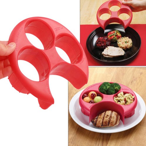 Meal Measure Portion Control Cooking Tools Keep Fit Tool Kitchen Food Eco-Friendly Plate Dinnerware Sets