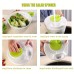 Multifunctional 5L Vegetable Dehydrator Centrifugal Inertia Design Drain Basket Easy Efficient Draining Kitchen Tool