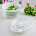 Multifunctional 5L Vegetable Dehydrator Centrifugal Inertia Design Drain Basket Easy Efficient Draining Kitchen Tool