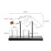 New pistol model Creative Glass Wine Bottle Red Wine Decanter 2 cups and wooden brackets Glass of glass wine distributor set Creative gift desktop decoration