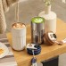 Stainless Steel 316 Smart Thermal Cup with Intelligent Temperature Display 450ml Capacity Perfect Office Coffee Mug Portable with One-Button Flip-top Lid Ideal for Travel
