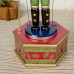 32cm Wooden Music Box Nutcracker Doll Soldier Vintage Handcraft Decoration Christmas Gifts