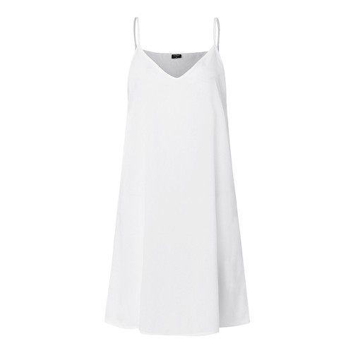 Casual Suspender Solid Sleeve Summer Dress For Women