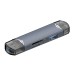 6-in-1 OTG Type-C&USB Card Reader with Flash Disk SD/TF Interface Multifunctional USB Adapter for Phone Laptop Computer