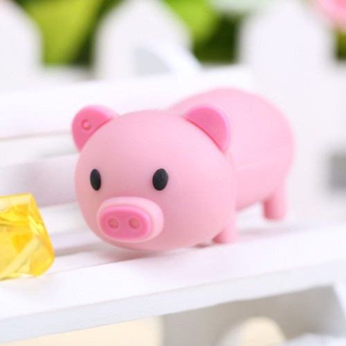 8GB USB2.0 Flash Drive Cute Pink Pig Shape U Stick Pen Drive