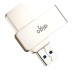 Aigo U330 256GB USB Flash Drive High-Speed USB3.0 Metal Pendrive 360° Rotary Mini Portable U Disk for Phone Tablet Computer