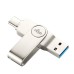 Aigo U356 256GB USB Flash Drive Type-C&USB3.1 Dual Metal Interface High Speed Pendrive Mini Portable Memory U Disk for Phone TV Laptop