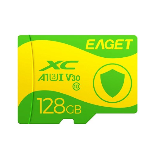 EAGET TF Memory Card 128G/64G/32G U3/C10 High Speed Micro SD Card 4K FHD for Phone Camera Driving Recorder