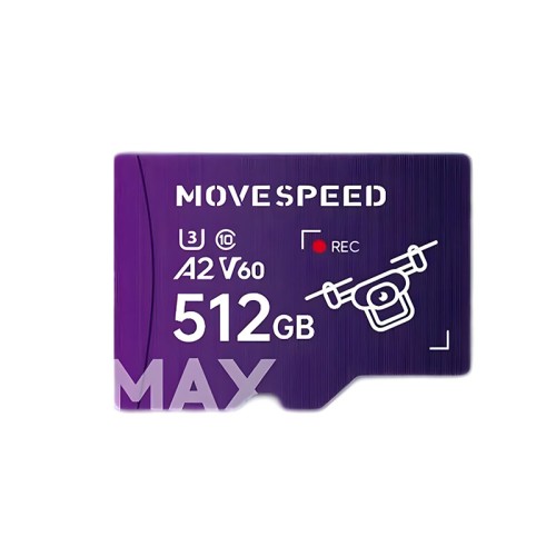 MOVESPEED MAX 160MB/s TF Card High Speed U3 V60 512G 256G 128G Flash Memory Card for Phone Camera Driving Recorder Drone