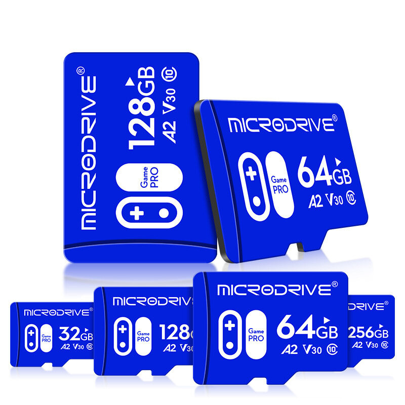 Microdrive Class 10 High Speed TF Memory Card 32G 64G 128G 256G Micro SD Card Flash Card Smart Card for Camera Drone TV Driving Recorder