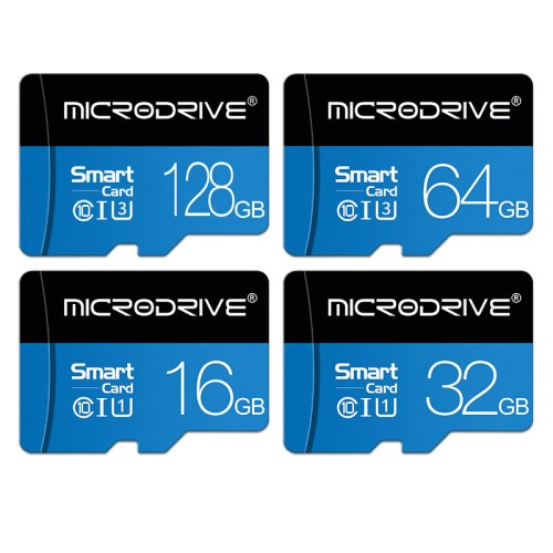 Microdrive Class 10 High Speed TF Memory Card 32GB 64GB 128GB 256GB Micro SD Card Flash Card Smart Card for Phone Camera Monitor Driving Recorder