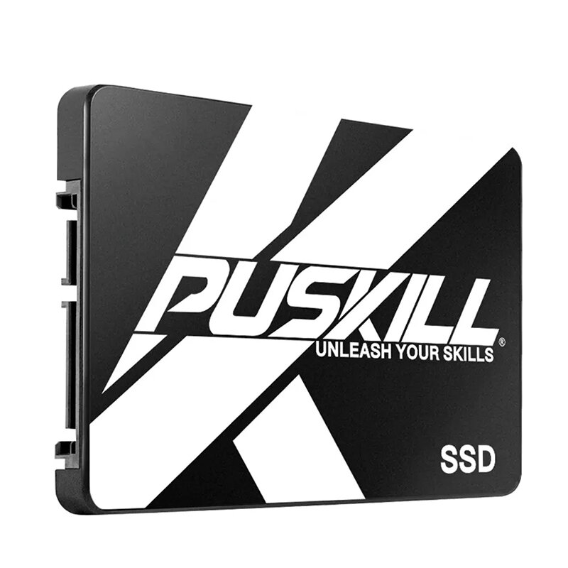 PUSKILL SATA3 Aluminum Shell SSD 256G 512G 2.5inch Internal Hard Drive Portable Solid State Hard Disk for Laptop Desktop