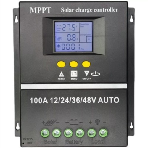 100A MPPT Solar Charge Controller 12V/24V/36V/48V Auto PV Solar Panel Charge