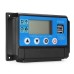 10/20/30/40/50A PWM Solar Controller LCD Solar Charge Controller Accuracy Solar Panel Battery Regulator