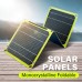 15W High Efficiency Solar Panel with Multiple Output Interfaces Compact Portable Folding Waterproof suitable for Outdoors Camping Hiking USB-C USB-A DC-output Models