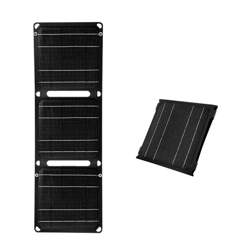 15W High Efficiency Solar Panel with Multiple Output Interfaces Compact Portable Folding Waterproof suitable for Outdoors Camping Hiking USB-C USB-A DC-output Models