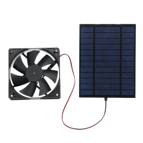 20W 12V Solar Panel Solar Fan Framed Solar Panel Module DIY Portable Charging