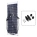 20W 18V Monocrystalline Solar Panel For Motorhome Boat Connector Waterproof Power Solar Panel