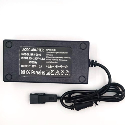 29V2A Power Adapter with Versatile AC Specifications Universal Use with Multiple Plug Options High-Rated Efficiency Convenient Cable Length for Various Scenarios