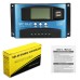 30/40/50/60/100A MPPT Solar Controller LCD Solar Charge Controller Accuracy Dual USB Solar Panel Battery Regulator